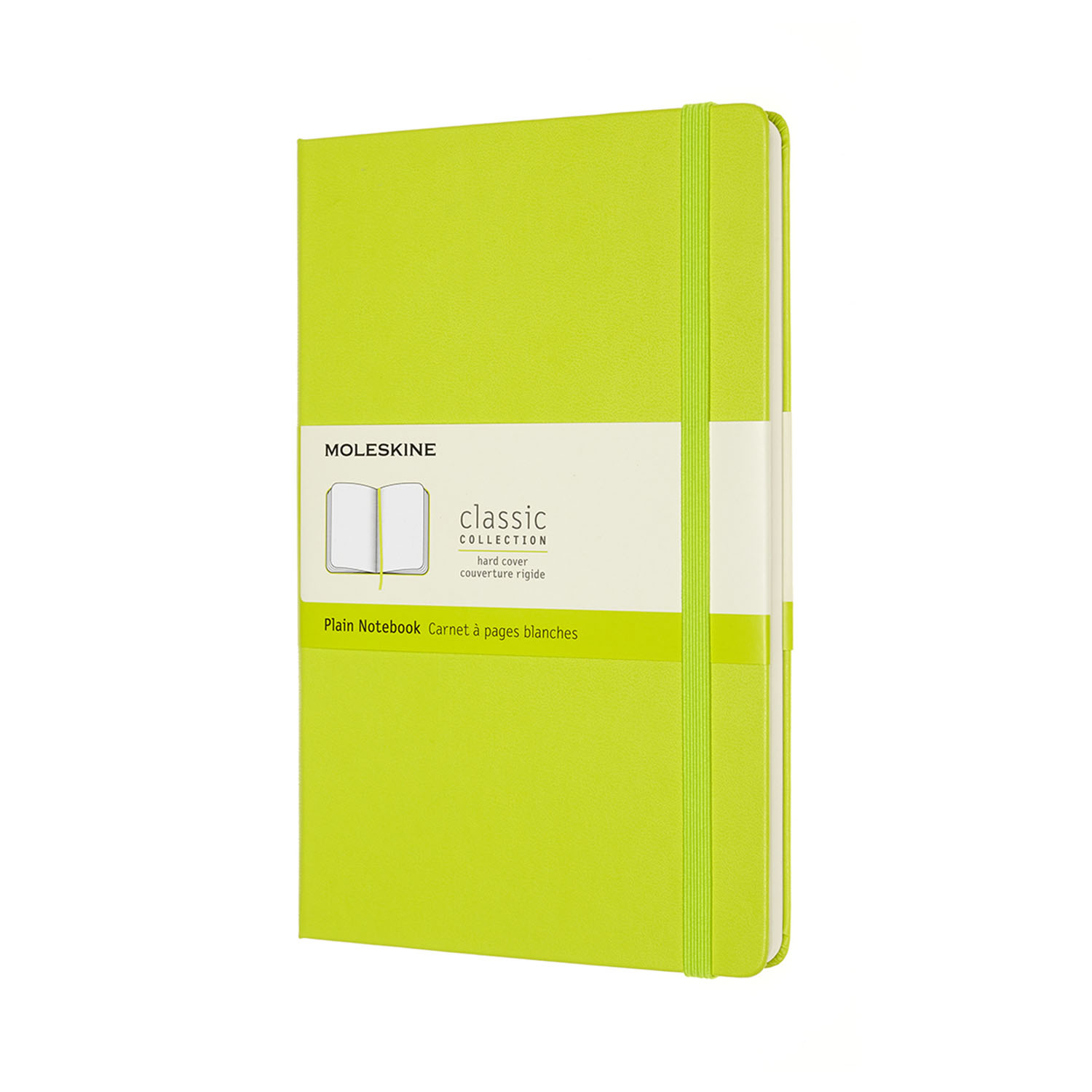 Moleskine Notebook Large Plain Hard Lemon Green